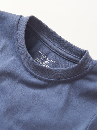 Little Bipsy Elevated Tee: Navy