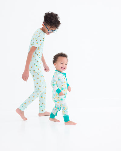 Birdie Bean Convertible Romper: Waddles