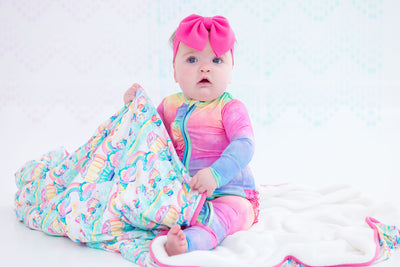 Birdie Bean Ruffle Convertible Romper: Jemma