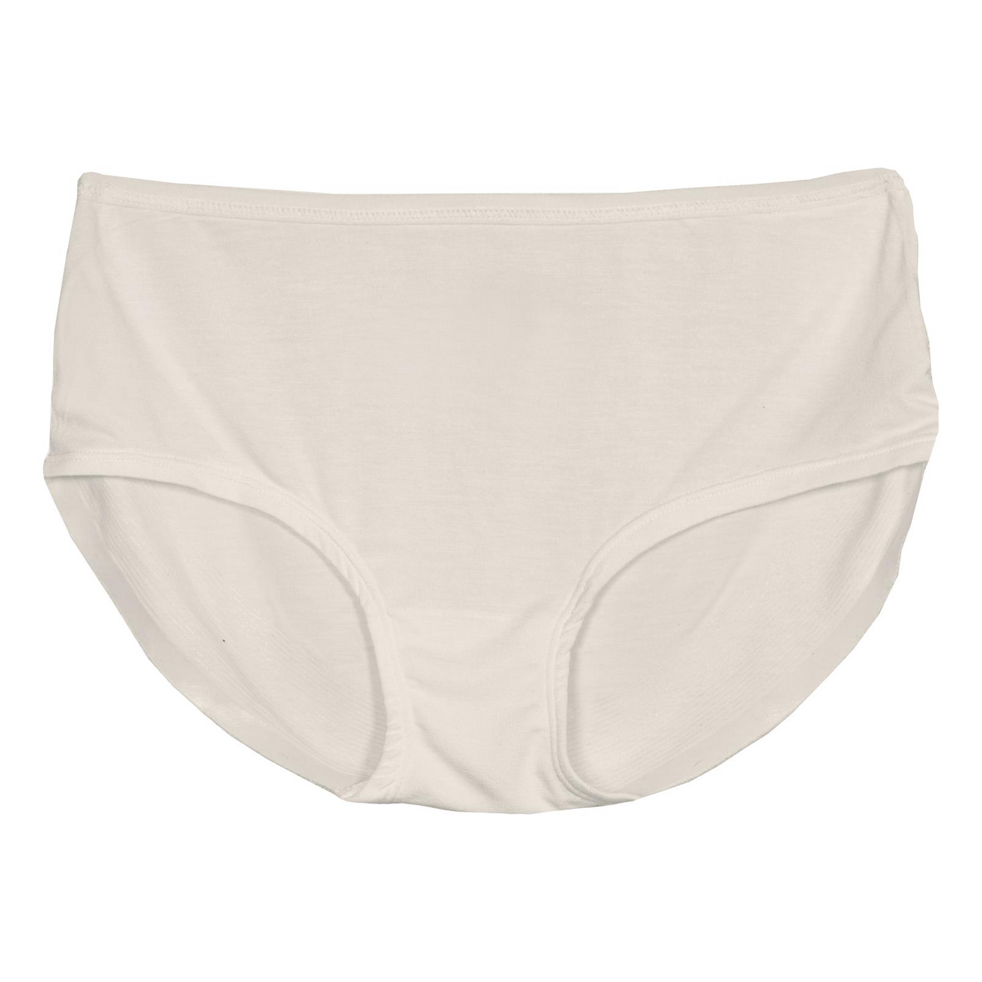 Kickee Pants Women's Cheeky Underwear: Solid Natural