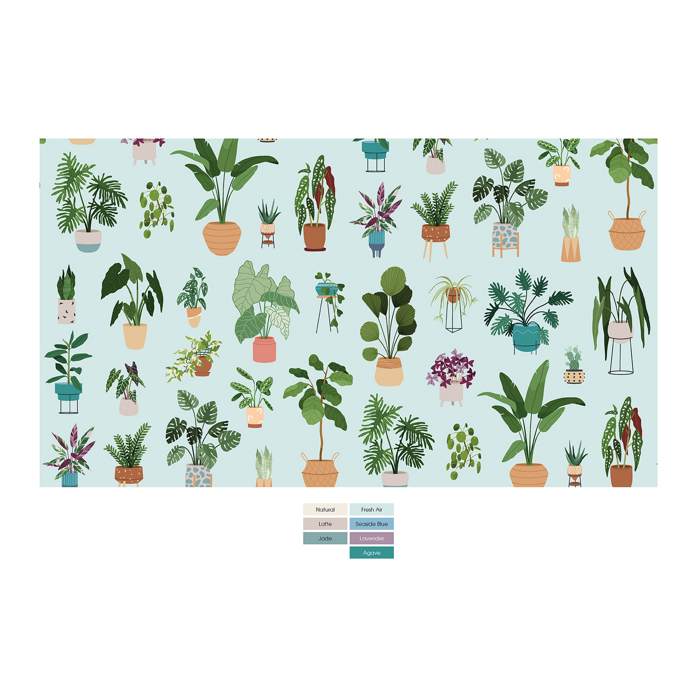 Kickee Pants Women's Cheeky Underwear: Fresh Air House Plants