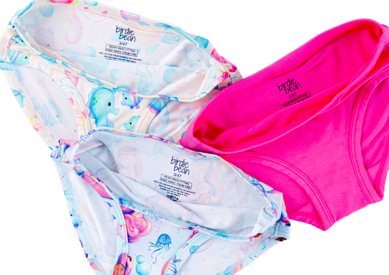 Birdie Bean Underwear Set: Brielle/Coral