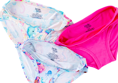 Birdie Bean Underwear Set: Brielle/Coral