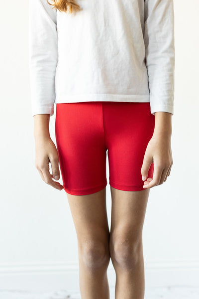 Mila & Rose:  Red Twirl Shorts SHIPS SEPARATELY