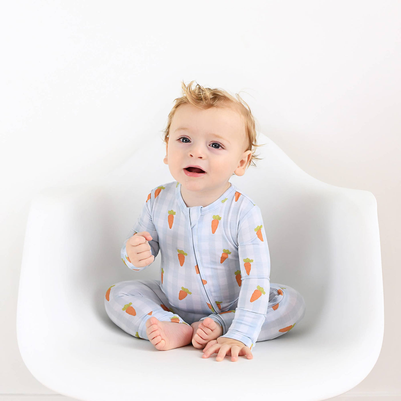 Gigi and Max: Henry Carrot Gingham Zip