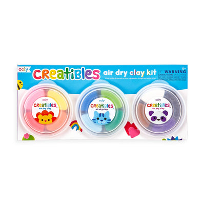 OOLY Creatibles: DIY Air Dry Clay Kit (Set of 12)