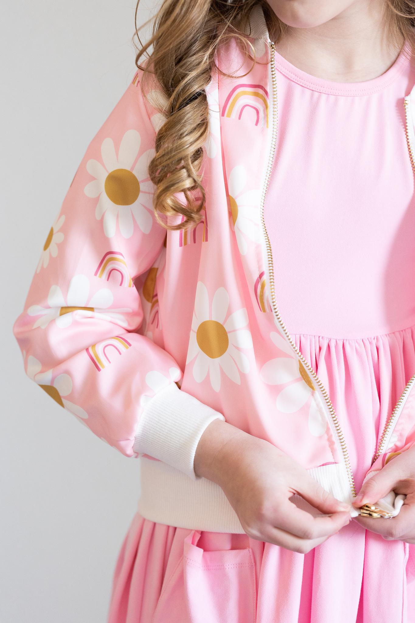 Mila & Rose:  You are My Sunshine Satin Jacket SHIPS SEPARATELY