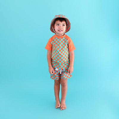 Gigi and Max Swim Shorts: Spencer Checks