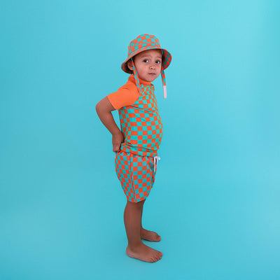 Gigi and Max Swim Shorts: Spencer Checks