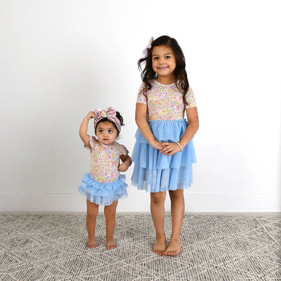 Gigi and Max: Kennedy Floral Tulle Tutu Dress