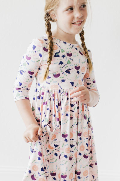 Mila & Rose:  Trick or Treat Pocket Twirl Dress SHIPS SEPARATELY