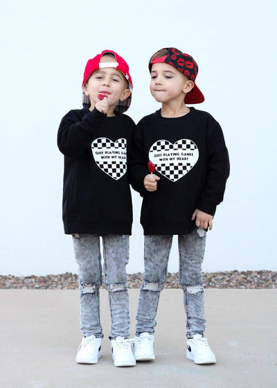 Holland Ave Sweatshirt: Quit Playing Games With My Heart