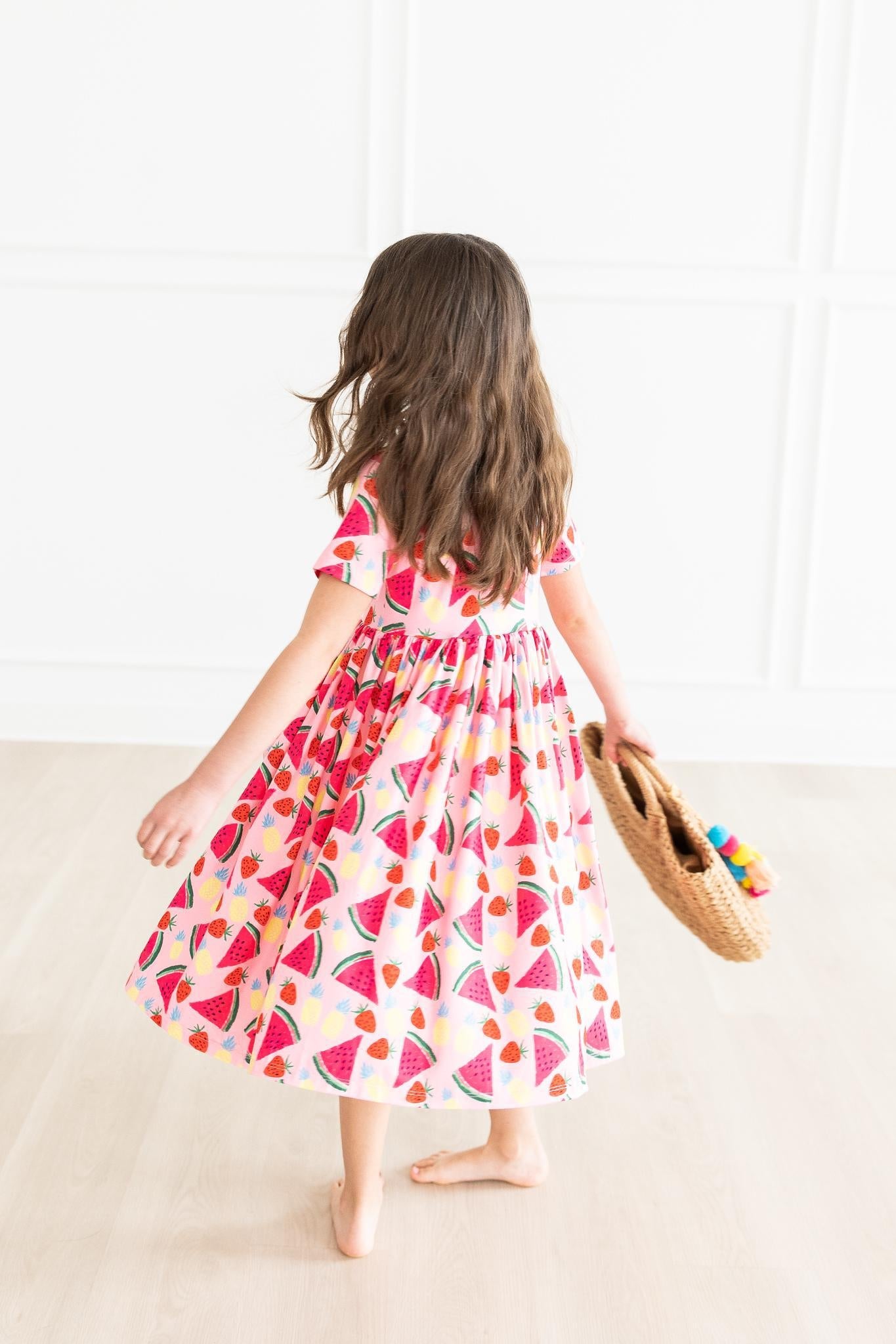 Mila & Rose:  Watermelon Wonder S/S Pocket Twirl Dress SHIPS SEPARATELY