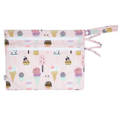 BapronBaby Waterproof Wet Bag: Pink Ice Cream