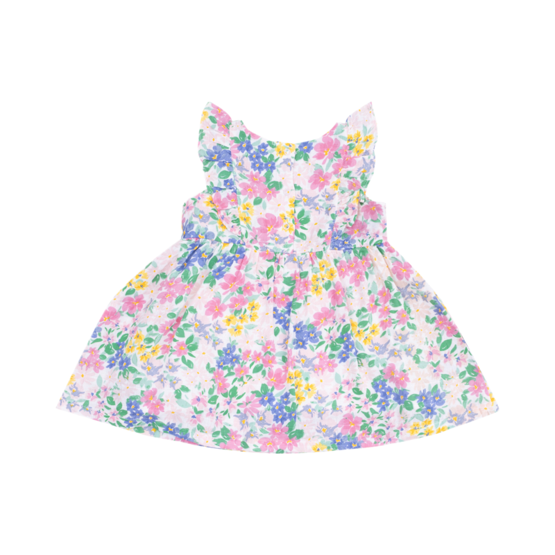 Angel Dear Ruffle Sleeve Dress: Emma Floral