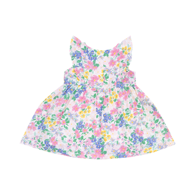 Angel Dear Ruffle Sleeve Dress: Emma Floral