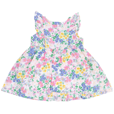 Angel Dear Ruffle Sleeve Dress: Emma Floral