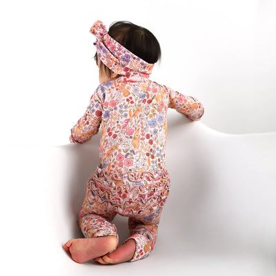 Gigi and Max: Meadow Floral Bunny Ruffle Zip