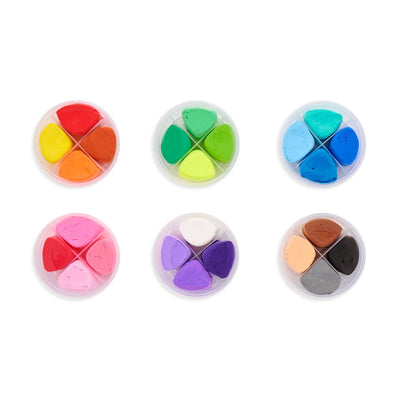 OOLY Creatibles D.I.Y. Air-Dry Clays Kit (24 Colors)