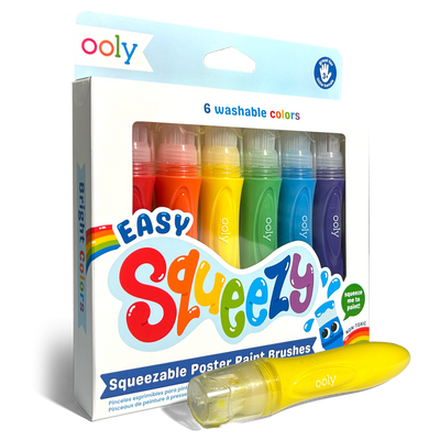 OOLY: Easy Squeezy Squeezable Poster Paint Brushes