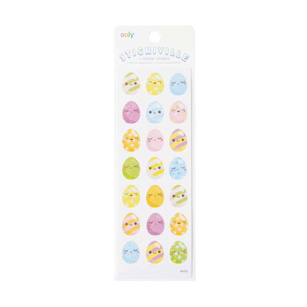OOLY Stickiville Stickers: Easter Eggs