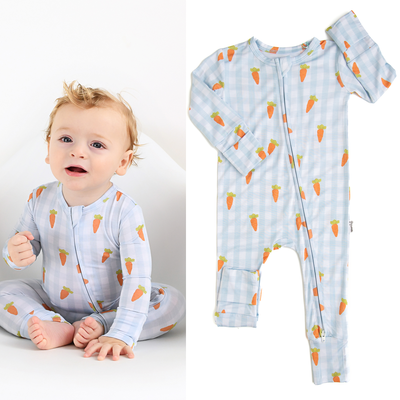 Gigi and Max: Henry Carrot Gingham Zip