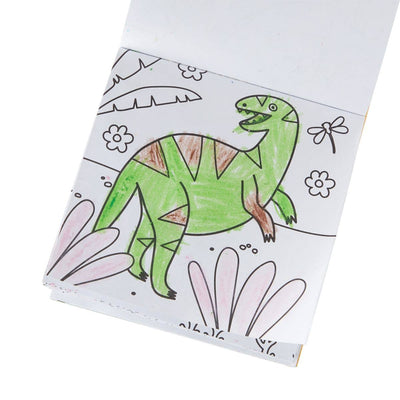 OOLY Carry Along Crayon & Coloring Book Kit: Dinoland