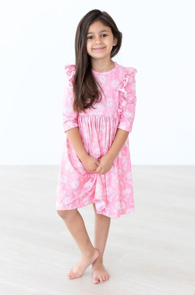 Mila & Rose:  Dahlia Doodles Ruffle Twirl Dress SHIPS SEPARATELY
