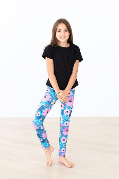 Mila & Rose:  Twirling in Teal Leggings SHIPS SEPARATELY