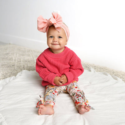 Gigi and Max Sweater: Deep Pink