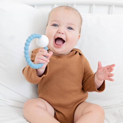 Ryan & Rose Cutie Teether: Blue