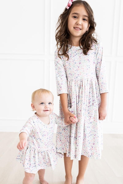 Mila & Rose:  One in a Million 3/4 Sleeve Twirl Bodysuit SHIPS SEPARATELY