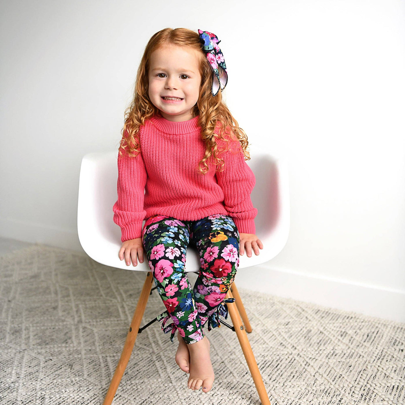 Gigi and Max Bow Clip: Cassandra Floral