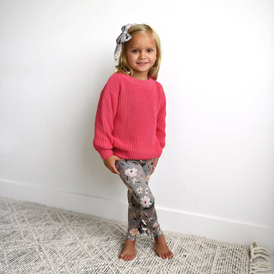 Gigi and Max Sweater: Deep Pink