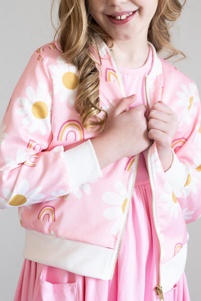 Mila & Rose:  You are My Sunshine Satin Jacket SHIPS SEPARATELY