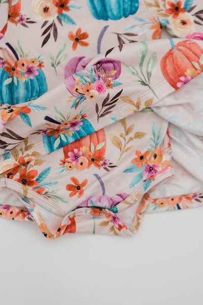 Mila & Rose:  Harvest Blooms Twirl Bodysuit SHIPS SEPARATELY