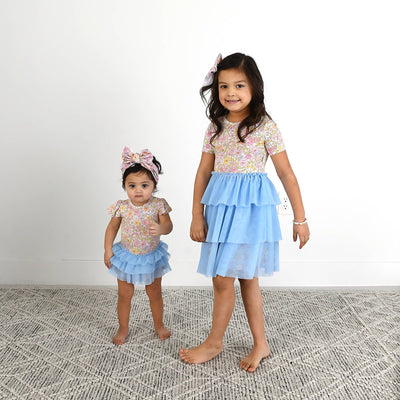 Gigi and Max: Kennedy Floral Tulle Tutu Dress