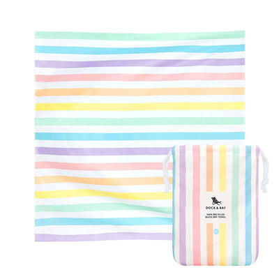 Dock & Bay Quick Dry Towel: Unicorn Waves