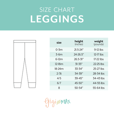 Gigi and Max: Meadow Floral Bunny Bow Leggings