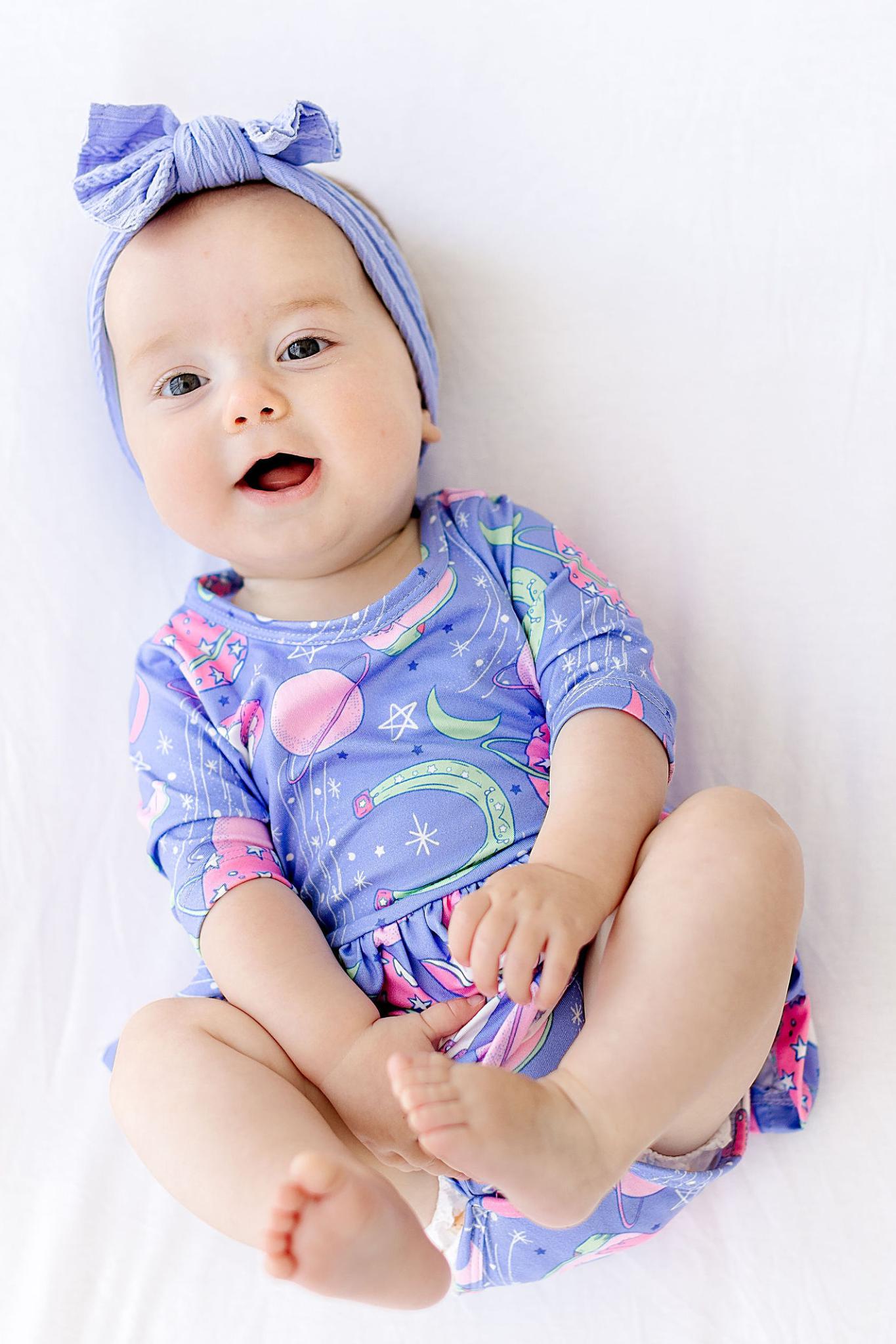 Mila & Rose:  Neon Moon Twirl Bodysuit SHIPS SEPARATELY