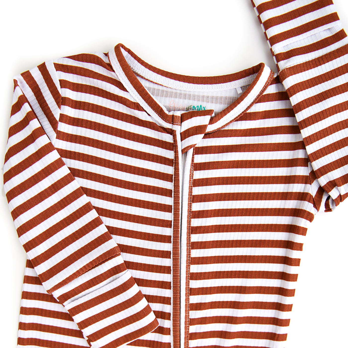 Gigi and Max Ribbed Zip Sleeper: Chase Brown