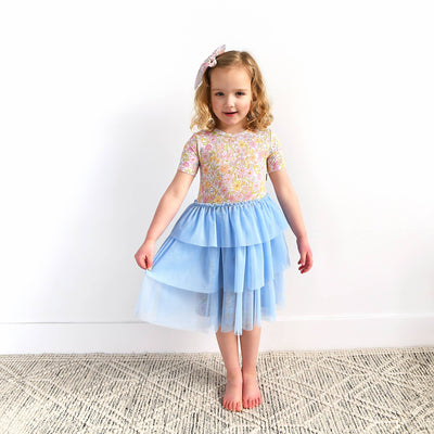 Gigi and Max: Kennedy Floral Tulle Tutu Dress