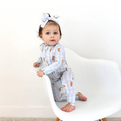 Gigi and Max: Henry Carrot Gingham Zip