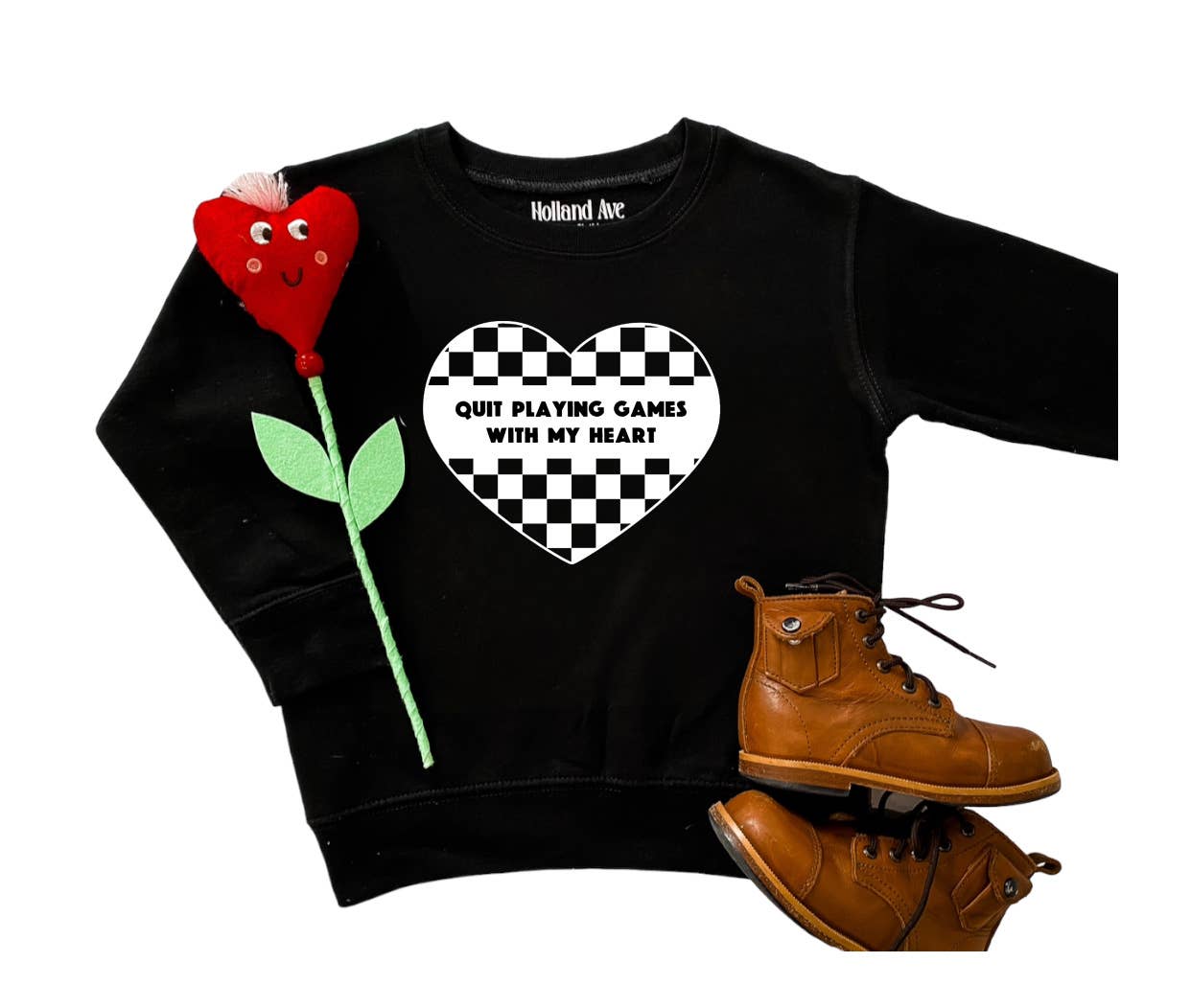 Holland Ave Sweatshirt: Quit Playing Games With My Heart