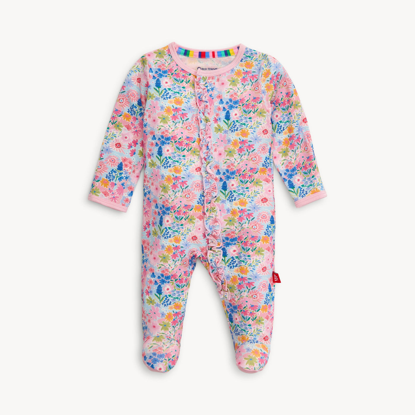Magnetic Me Ruffle Modal Footie: Lily