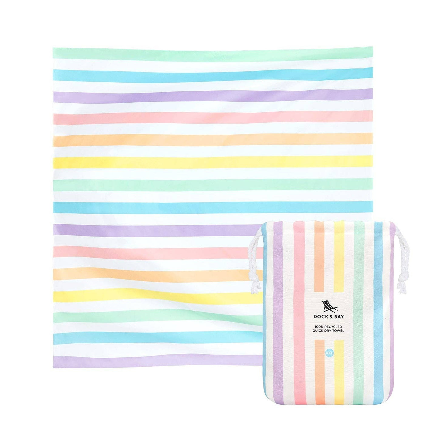 Dock & Bay Quick Dry Towel: Unicorn Waves