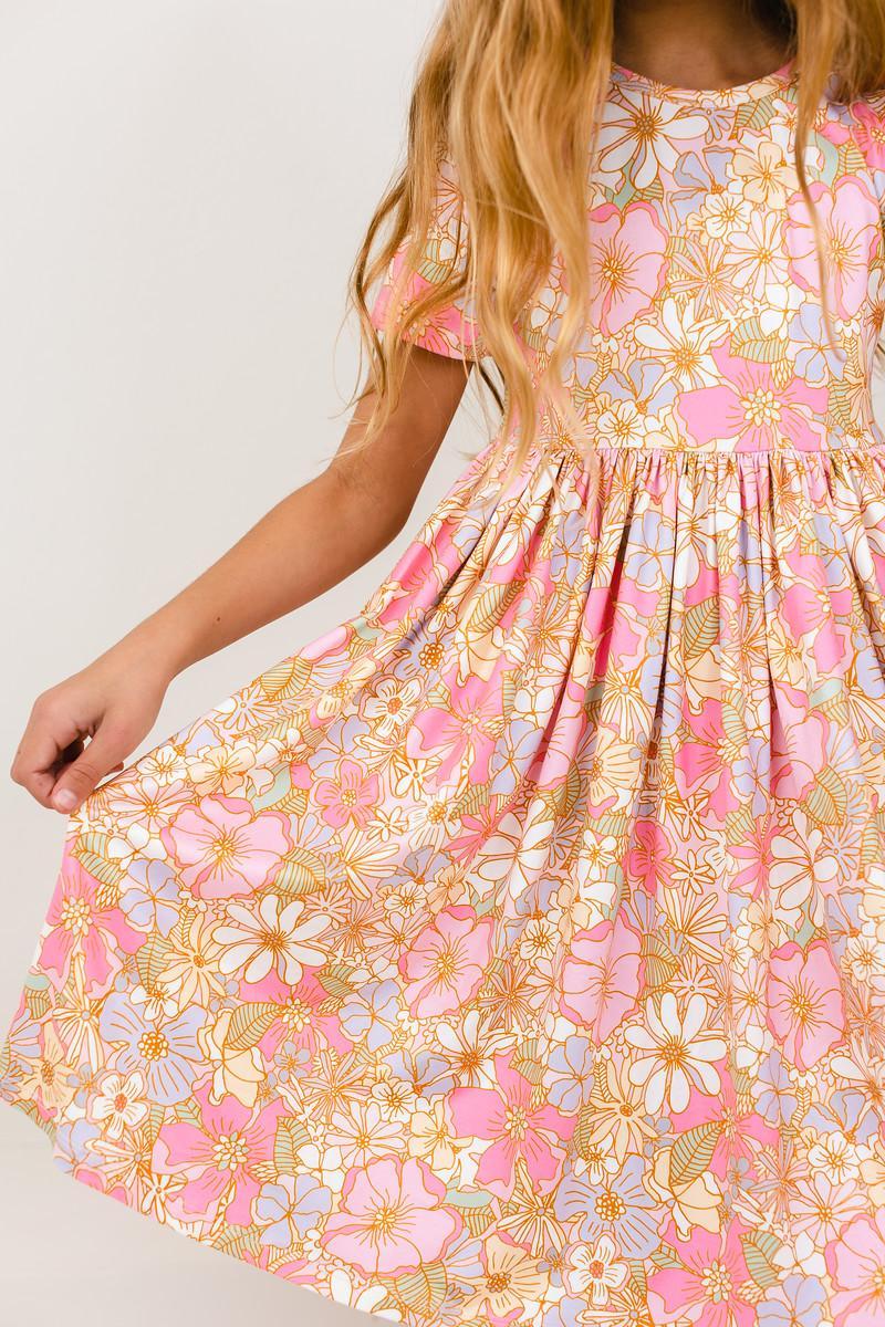 Mila & Rose:  What's Up Buttercup S/S Pocket Twirl Dress SHIPS SEPARATELY
