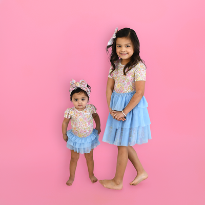 Gigi and Max: Kennedy Floral Tulle Tutu Dress