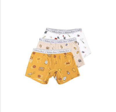 Bellabu Bear - Sports Bamboo Boy's Boxer Brief 3-Pack