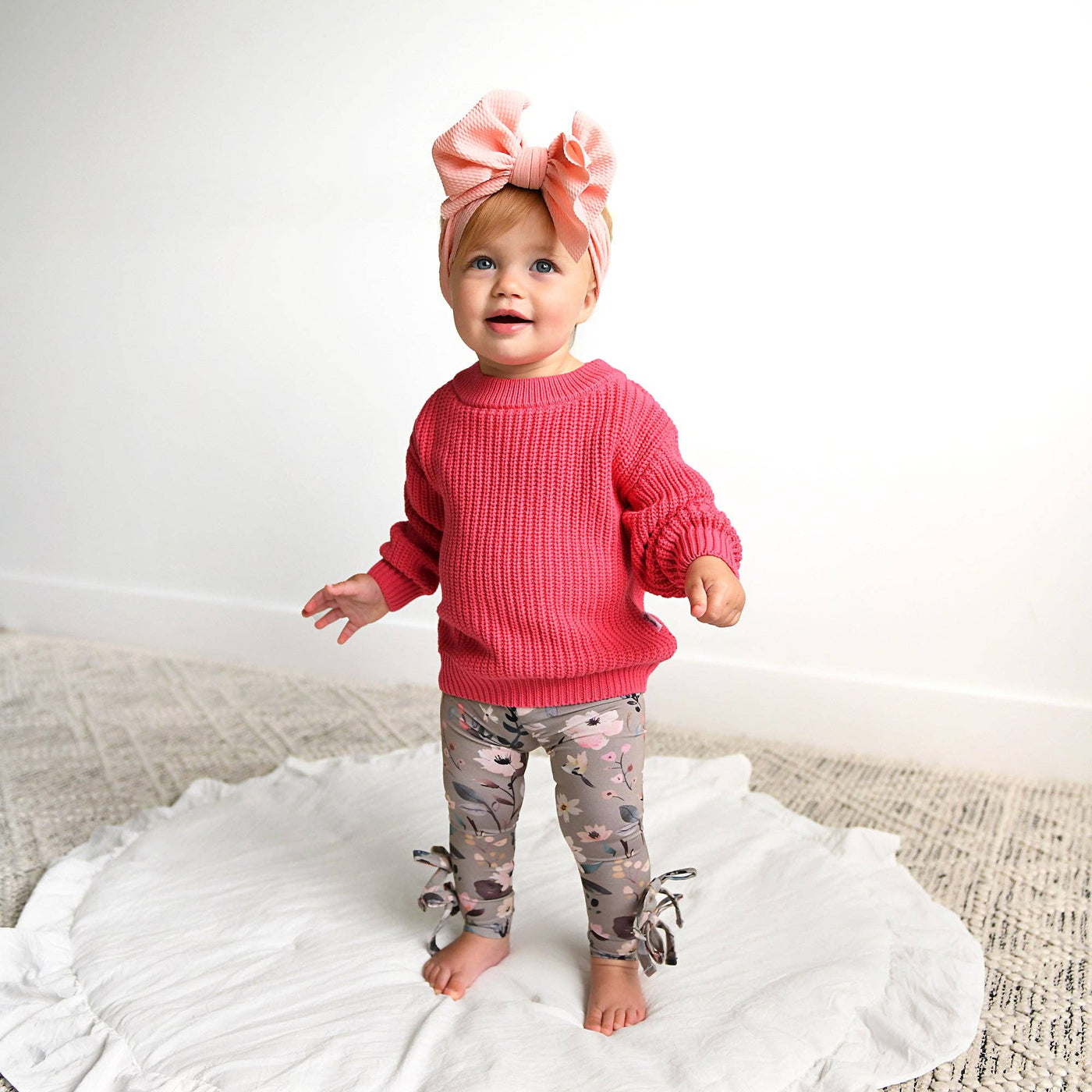 Gigi and Max Sweater: Deep Pink